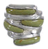 Turquoise Sterling Silver Jewelry Southwestern Ring Size 6-3/4 AX87387